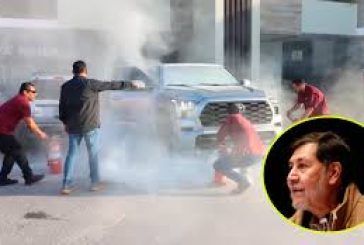 Aclara Fernández Noroña que incendio en la camioneta en la que viajaba fue un incidente sin mayores proporciones