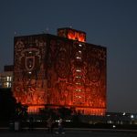 EN EL 25N, LA BIBLIOTECA CENTRAL Y EL ESTADIO OLÍMPICO UNIVERSITARIO SE ILUMINARON DE NARANJA