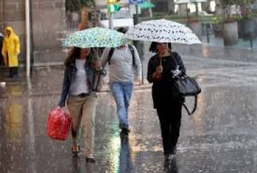 Se pronostican para hoy lluvias fuertes en Chiapas, y chubascos en Oaxaca, Tabasco y Veracruz