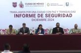 2024 cerrará en la CDMX con 5% menos delitos de alto impacto, anticipa Brugada