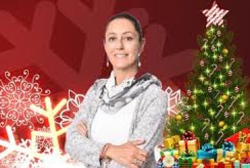 Sheinbaum envía sus mejores deseos por Navidad