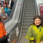 Clara Brugada inaugura la 18 escalera eléctrica nueva en el Metro de la CDMX