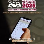 Hoy inicia pago del Control Vehicular 2025