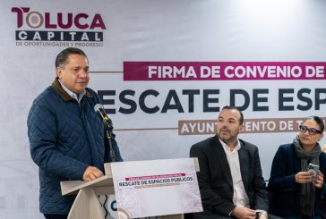 Unen esfuerzos Toluca e iniciativa privada para rescatar espacios públicos y fortalecer el tejido social