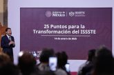 Presenta Martí Batres Plan de 25 puntos para la transformación del ISSSTE