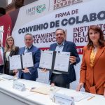 Es Toluca primer municipio a nivel nacional en firmar convenio de colaboración con el IMPI