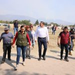 Por aire y por tierra gobernador Alejandro Armenta supervisa combate de incendios