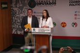 Aplauden Noemí Luna y Federico Döring diálogo con Omar García, en vísperas del periodo extraordinario en el que discutirían iniciativas en materia de seguridad
