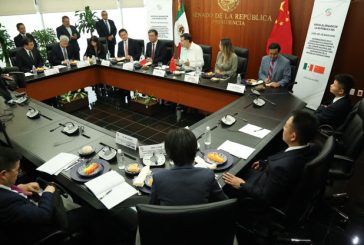 Recibe Senado a miembros de la Conferencia Consultiva Política del Pueblo Chino