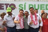 Alberto Silva a la alza en Tuxpan