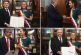 Presidenta de México recibe cartas credenciales de embajadores en Palacio Nacional