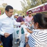 Gobernador Armenta cercano a las familias de la Feria de Puebla