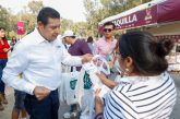Gobernador Armenta cercano a las familias de la Feria de Puebla