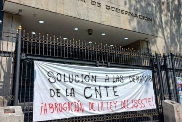Tras vandalizar Segob, CNTE logra cita con Sheinbaum