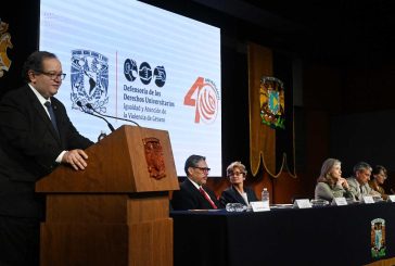LA UNAM SE CONSTRUYE COTIDIANAMENTE COMO ESPACIO DE LIBERTAD, DE DIGNIDAD Y DE JUSTICIA: RECTOR LOMELÍ