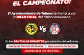 Toluca celebra con seguridad la final Toluca vs América