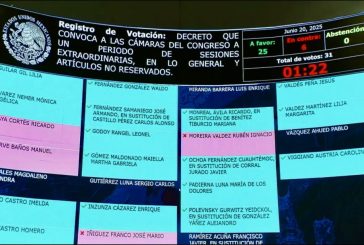 Convoca Permanente a periodo extraordinario para discutir 16 reformas clave; oposición acusa imposición y falta de diálogo