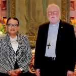 Rosa Icela Rodríguez se reúne con Monseñor Paul Richard Gallagher; buscan invitar al papa León XIV a México