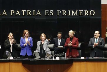 Laura Itzel Castillo Juárez rinde protesta como presidenta de la Mesa Directiva del Senado de la República 