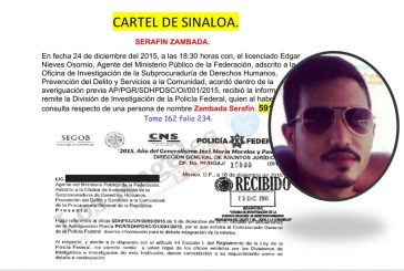 PGR sembró el nombre de Serafín Zambada en expediente Ayotzinapa