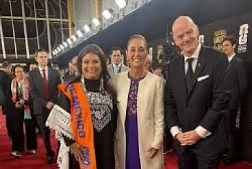 Sheinbaum llega al sorteo del Mundial 2026
