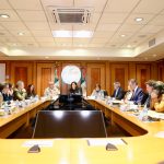 La presidenta de la Mesa Directiva de la Cámara de Diputados, Kenia López Rabadán, se reunió con integrantes de Somos México para escuchar sus puntos de vista en torno a la Reforma Electoral.