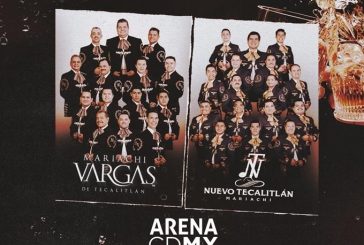 ESTAMOS A DOS SEMANAS DE MARIACHAZO EN ARENA CDMX: EL MARIACHI VARGAS Y EL MARIACHI NUEVO TECALITLÁN SE REÚNEN POR PRIMERA VEZ
