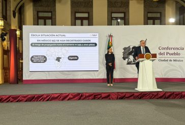 Salud federal activa protocolo epidemiológico por ébola y Mundial