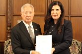Reuniones con Eisuke Mori, Presidente de la Cámara de Representantes (Diputados) y con Masakazu Sekiguchi, Presidente de la Cámara de Consejeros (Senadores) de Japón