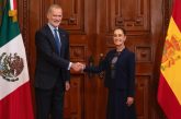 Sheinbaum y Rey Felipe VI dialogan en Palacio Nacional